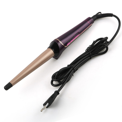 陶磁器の電気石の毛の使いやすいカールの細い棒LCDデジタルのヘア・カーラーStyler